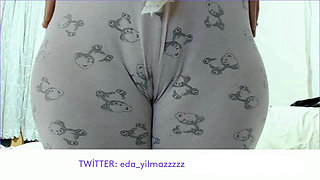 Camel Toe in Pajamas Close up