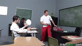 InnocentHigh Gia Steel hot small tits latina teen hardcore fucking