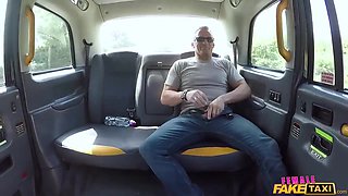 A Female Cant Take Her Eyes Off A Mans Huge Cock And Big Balls With Taxi Driver