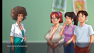 Miss Rose's Anal Lesson - Summertime Saga Teacher Fucks Student 2025