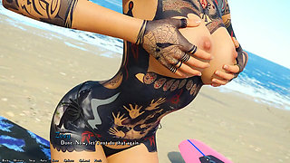 Being a Dik Interlude Part 279 Hot Pics on the Beach by Loveskysan69