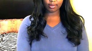 Hot Black Maid Does Some Webcam Black and Ebony