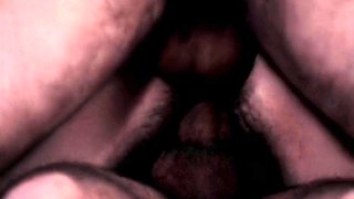 Vintage Retro Sex Film with super hairy 18yo brunette skunk - Prick Teaser - amateur threesome