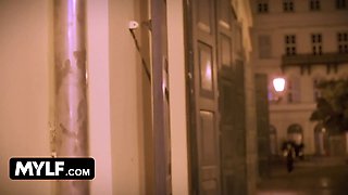 Sharon white meets beefy boy on the streets and takes him home for a aggressive pound - mylf after dark