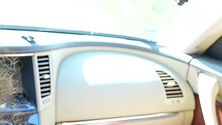 Countryside Drive Squirt Pee and Golldenshower in My Car Part 2
