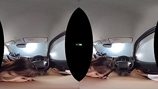Riko Hashimoto - 8 Minutes Of Wild Car Sex In The Parking Lot Before My Parents Get Back