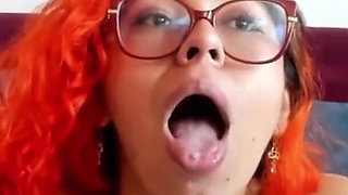 Colorful Hair Girl Does a Great Deep Throat P3