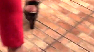 Busty Blonde MILF Alyona Fingers Her Pussy on the Kitchen Table