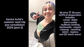 Summer Road Trip Pee Compilation Part 2