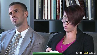 Blowjob Interview With Krissy Lynn, Keiran Lee - Brazzers
