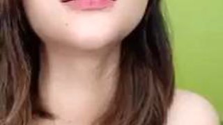 Indonesian teen solo fun on cam