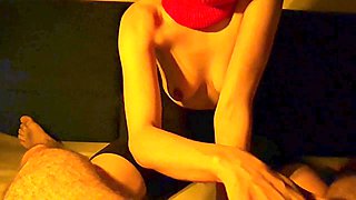 Amateur handjob and blowjob with a big cumshot for Shamelessfriends