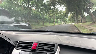 A Stranger From the Side of the Road Drains My Balls Right in the Car