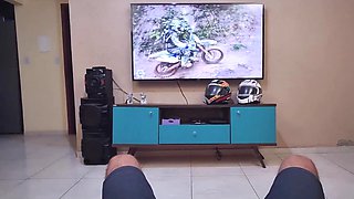 My Curvy Busty Plump-assed Brazilian Wife Didn't Let Me Watch TV 'cause She Needed My Dick Badly