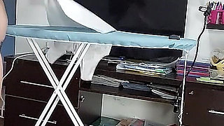 Sexy Wife Doing Chores in the House Naked