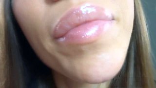 ASMR facehole sounds with amazing lens munching and mesmerizing tongue moves by Mia_Asmr