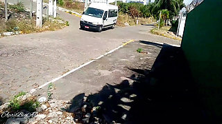 Drinking Pee in Beach and Street