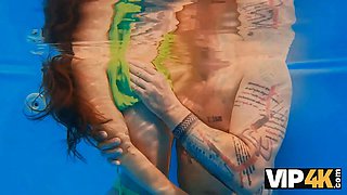 Vip4k. sex in the pool is the hottest way to magnificent down