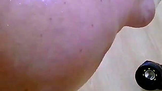 Hard Tapping on the Wooden Floor with Clear Heels