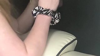 Sluttybritt Handling Daddy's Big Black Dick
