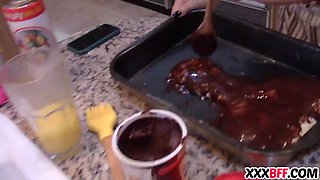 Valentines day pecker surprise