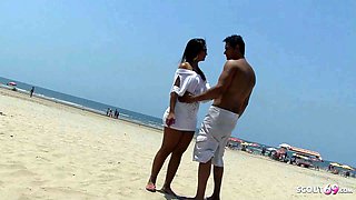 Brazilian Latina Teen with perfect Ass Pickup and talk to Fuck by Huge Cock Stranger