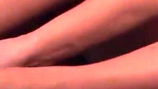 Footjob in the Parking Lot