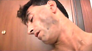 Dirty milf gets fucked by a young bum