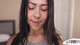 I pleaded her to stop but my stepsis kept sucking my dick