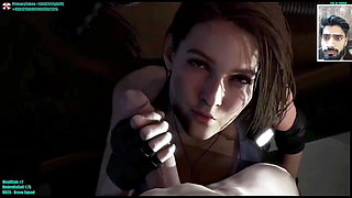 Mouth Fuck Lara Croft 4K Cartoon Sexy Video