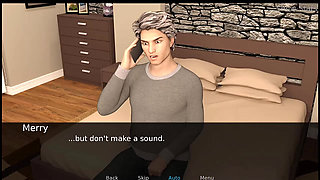 Project hot wife - Touching my boobs in the office