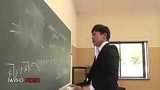 Curvy Kaho Pleasures Her Teacher With Passionate Oral