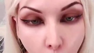 Busty glamour MILF horny video