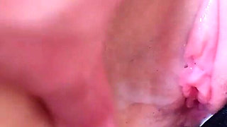 Young Stepsister Moans Gently, Her Whole Pussy Is Smeared in Creampie and Cum - Kawaii Girl