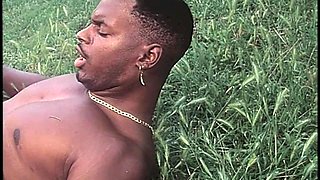 A Black Cock for a Nice Fuck on the Lawn