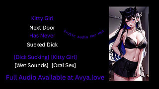 Kitty Girl Next Door Has Never Sucked Dicked Before