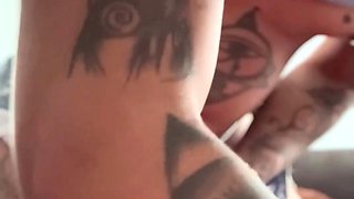 Solo ladyboy masturbation