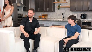 Lusty Liz Jordan & Millie Morgan convince prude BF its more Fun to be Wild in Couples Orgy - S48:E7