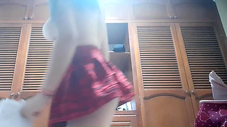 Latina makes video in underwear to suggar.