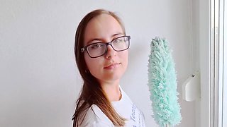 Hot French Maid Manipulated Into Having Sex