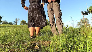 My Stepmom's Pussy Peeing Outdoors This Fall