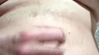 Fat Guy Masturbating