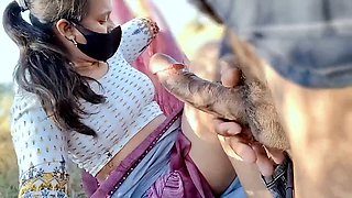 Hot bhabhi gets nailed by her devar in the jungle with full Hindi audio