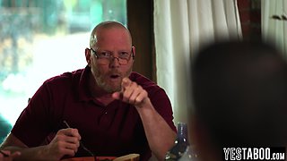 Evil stepsister annoys and fucks stepbro