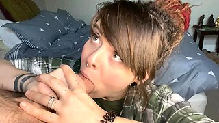 A Sloppy Ahegao POV Blowjob for You!