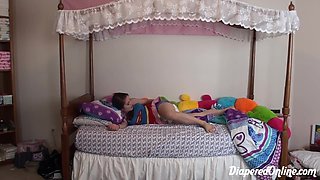 DiaperedOnline - Taylor Messes While Sleeping