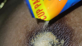 college student licking married aunty breat using honey and horlicks