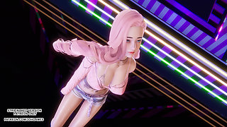 MMD Dia - Woo Woo Seraphine Hot Kpop Dance League of Legends
