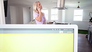 Stepmom with amazing body seduces stepson for hardcore penetration & pussy licking