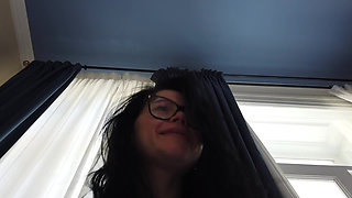 After Masturbate I Need Smoking on Balcony Plus Small Close-up View on My Hard Nipples and Pussy